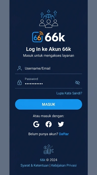 Panduan Masuk Akun 66k untuk Pengguna Android