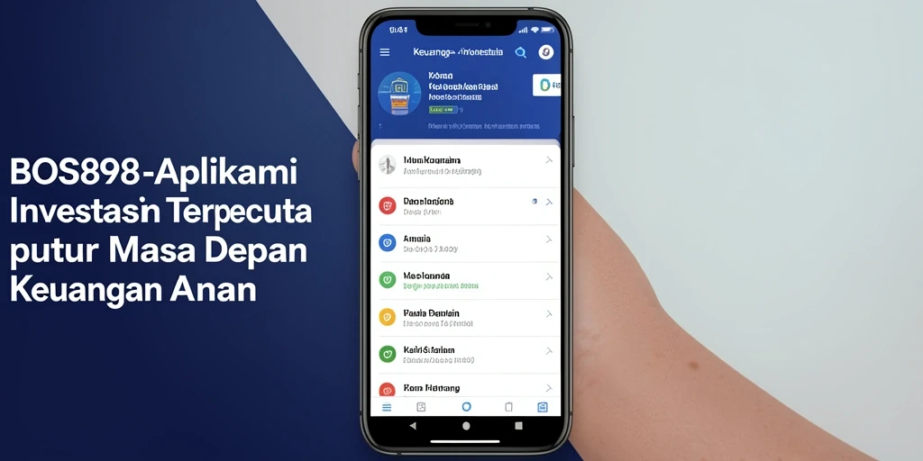 Antarmuka BOS898 yang intuitif dan fitur investasi lengkap.