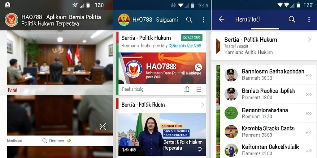 Antarmuka HAO788 yang informatif tentang berita hukum.