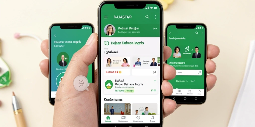 Tampilan antarmuka RAJASTAR yang user-friendly dan interaktif.