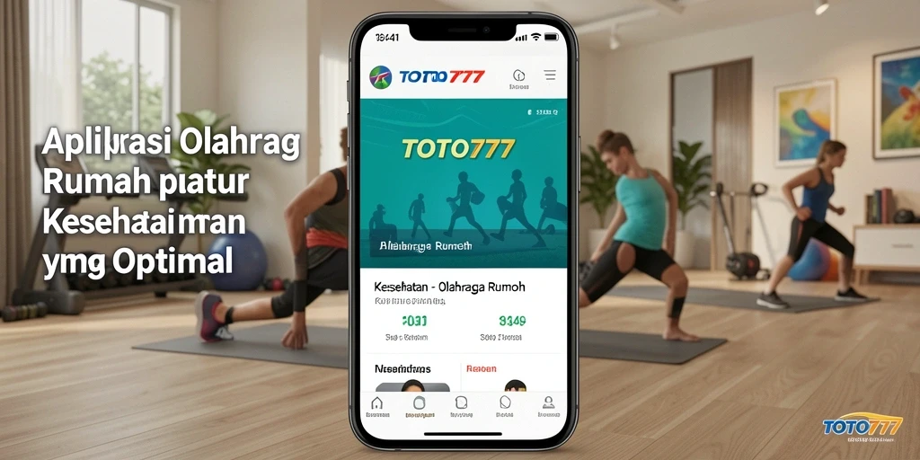 Tampilan antarmuka aplikasi TOTO777 untuk olahraga rumah.