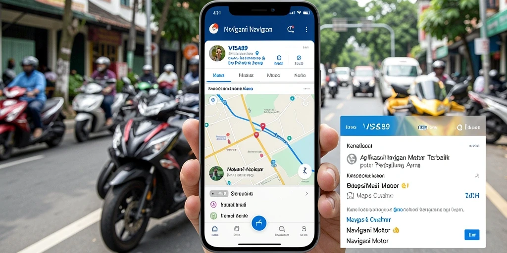 Antarmuka sederhana dan mudah digunakan untuk Navigasi Motor.